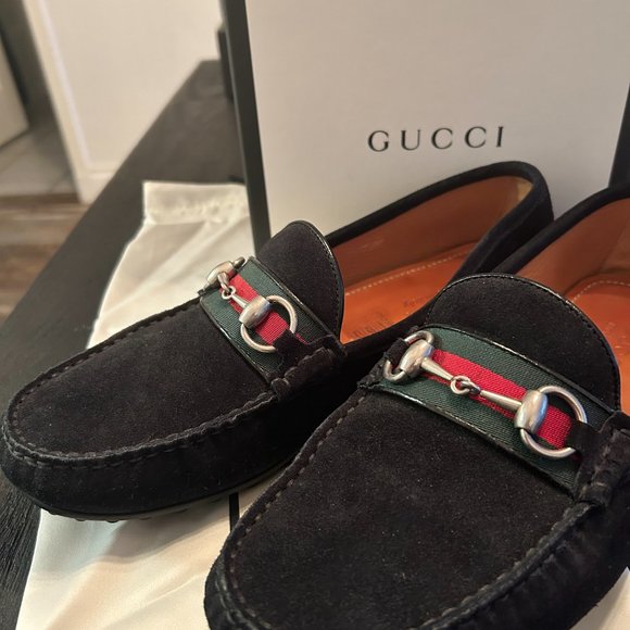 Gucci Suede Loafers - Picture 2 of 5